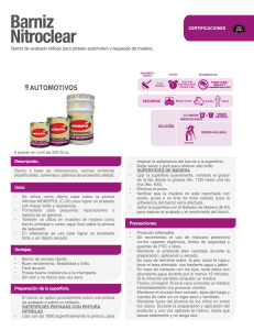 Barniz Nitroclear: Ficha T&eacute;cnica, Usos y Aplicaci&oacute;n en Automoci&oacute;n y Madera