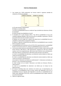 Problemas de Probabilidades: Pr&aacute;ctica y Ejercicios