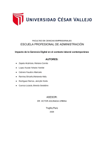 Gerencia Digital y su Impacto Laboral en Per&uacute;