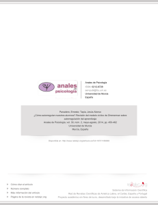 Modelo C&iacute;clico de Zimmerman: Autorregulaci&oacute;n del Aprendizaje Estudiantil