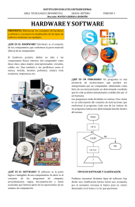 Hardware y Software: Gu&iacute;a para S&eacute;ptimo Grado