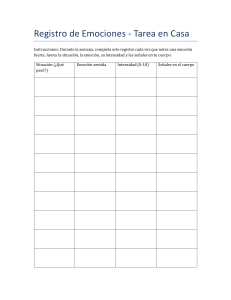 Registro de Emociones: Identifica y Comprende tus Sentimientos