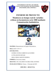 Informe Proyecto Monitoreo Locomotoras