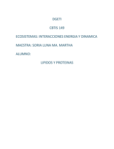 Lípidos y Proteínas: Estructura, Función y Aplicaciones