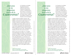 &iquest;Qu&eacute; es la Cuaresma? Significado y preparaci&oacute;n para la Pascua