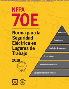 NFPA 70E: Est&aacute;ndar de Seguridad El&eacute;ctrica en el Trabajo