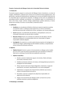 Propuesta Proyecto Albergue Canino: Universidad T&eacute;cnica Ambato