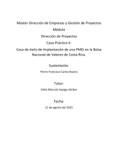 Caso PMO Bolsa Costa Rica: &Eacute;xito en Gesti&oacute;n de Proyectos Empresariales