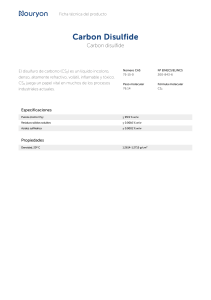Disulfuro de Carbono (CS₂): Ficha T&eacute;cnica y Aplicaciones