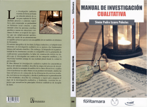 Manual de Investigaci&oacute;n Cualitativa: M&eacute;todos y An&aacute;lisis de Datos