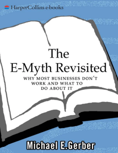 The E-Myth Revisited: Small Business Success Guide