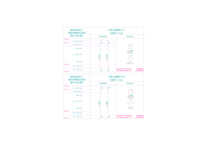 Plano de Estribos para Columnas C-1 y C-2