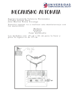 Proyecto Aut&oacute;mata Mantarraya: Materiales y Dimensiones
