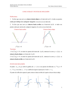 Concavidad y Puntos de Inflexión: Cálculo Diferencial