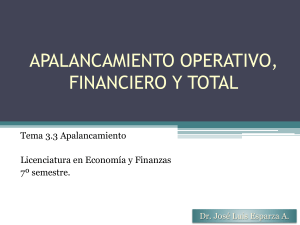 3.3 Grados apalancamiento