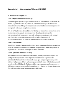 Laboratorio 4: Aplicaci&oacute;n de la ley y Casos Jur&iacute;dicos