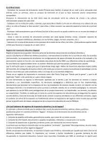 Articulaci&oacute;n Nivel Inicial-Primaria y Registros de Trayectoria Educativa