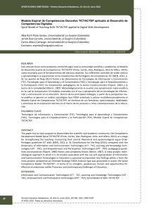 Modelo Espiral TICTACTEP: Competencias Docentes Digitales