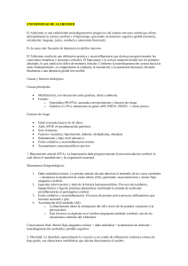 Enfermedad de Alzheimer: Causas, Síntomas y Fisiopatología