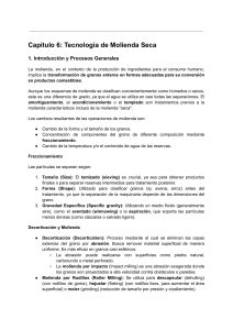 Molienda Seca de Granos: Procesos, Fraccionamiento y Equipos