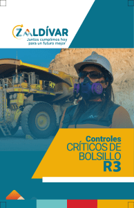 Controles Cr&iacute;ticos de Bolsillo R3 - Seguridad Minera Zald&iacute;var
