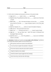 English Grammar Quiz: Present Tenses, Modals, Passive Voice Practice