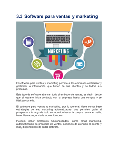 Software para Ventas y Marketing: Gu&iacute;a Esencial y Funcionalidades Clave