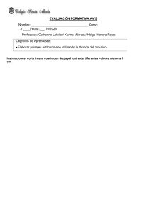 Evaluación Formativa: Mosaicos Romanos con Papel Lustre