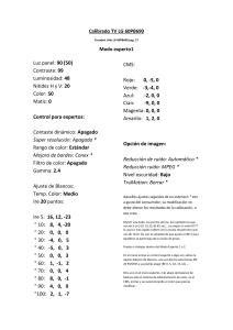 Calibraci&oacute;n TV LG 60PB690: Modo Experto y Ajustes Detallados