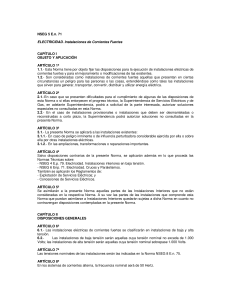 Norma T&eacute;cnica NSEG 5 E.n. 71: Instalaciones El&eacute;ctricas de Corrientes Fuertes