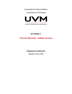 Análisis de Casos: Prevención, Intervención y Ética en Psicología