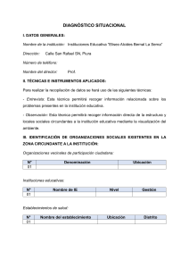 Diagn&oacute;stico Situacional Educativo: Problemas y Priorizaci&oacute;n en Piura