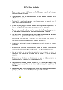 Perfil del mediador: cualidades y habilidades