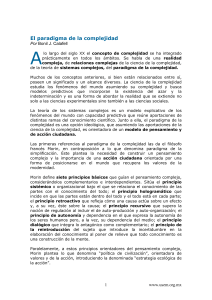 El Paradigma de la Complejidad: Principios y Aplicaciones de Morin