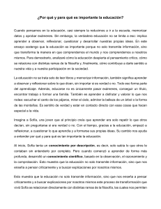 Por qu&eacute; y para qu&eacute; es importante la educaci&oacute; 1