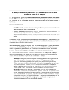 Prevenci&oacute;n del Bullying: El Modelo del Tri&aacute;ngulo