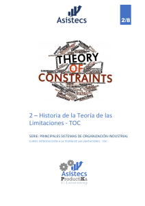 Historia de la Teoría de las Limitaciones (TOC) - Curso Asistecs