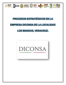Procesos Estrat&eacute;gicos Diconsa Los Mangos, Veracruz: Anteproyecto