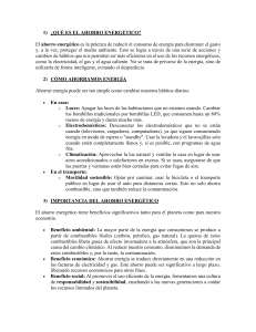 Ahorro Energ&eacute;tico: Qu&eacute; es, C&oacute;mo Ahorrar y su Importancia para Estudiantes