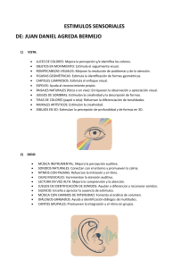 Estímulos Sensoriales: Guía Completa para Vista, Oído, Tacto, Olfato, Gusto