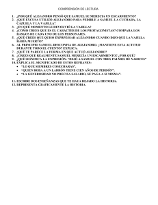 Comprensi&oacute;n de Lectura: Alejandro y Samuel - Ejercicio Educativo
