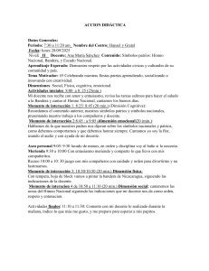 Plan de Lecci&oacute;n Nivel II: S&iacute;mbolos Patrios y M&aacute;s