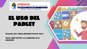El Uso de Padlet en Educación: Taller de TIC's - UNE Enrique Guzmán y Valle