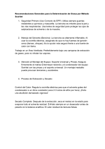 Recomendaciones Soxhlet: Determinaci&oacute;n de Grasa en Laboratorio