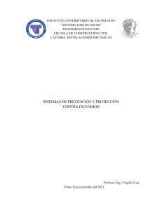 Gu&iacute;a de Estudio Prevenci&oacute;n y Protecci&oacute;n Contra Incendios