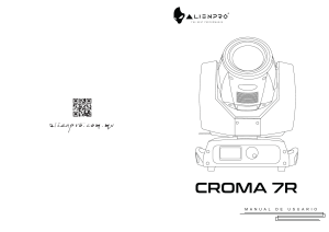 Alienpro CROMA 7R Moving Head Light User Manual | Installation & DMX