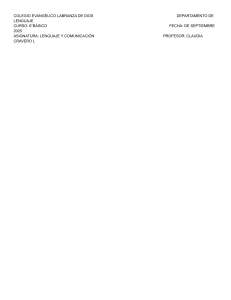 Encabezado de Material de Lenguaje y Comunicaci&oacute;n 6&deg; B&aacute;sico 2025