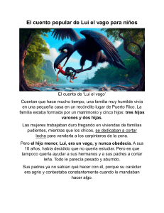 Lui el Vago: Cuento Popular para Ni&ntilde;os