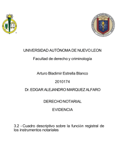 Funci&oacute;n Registral de Instrumentos Notariales: Seguridad Jur&iacute;dica y Publicidad
