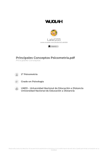 Principales Conceptos Psicometr&iacute;a | UNED Grado Psicolog&iacute;a